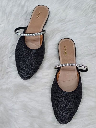 Mule Glam Black